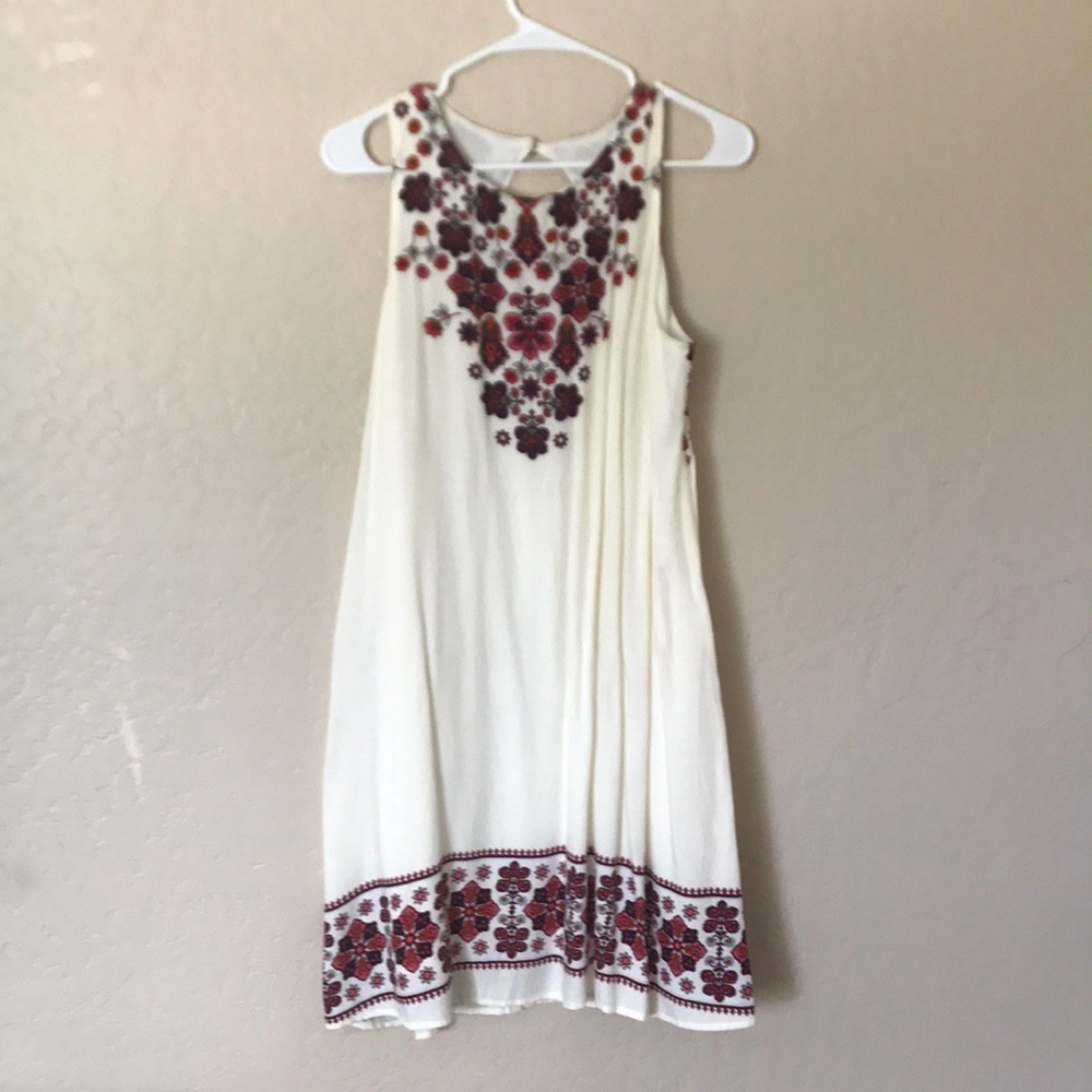 Boho ivory dress